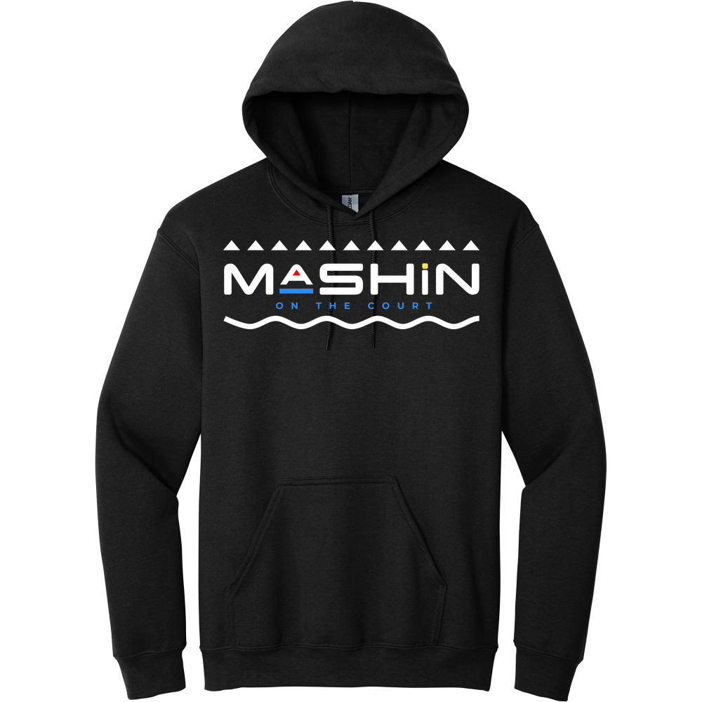 MASHIN on the Court - Wave - Hooded Sweatshirt