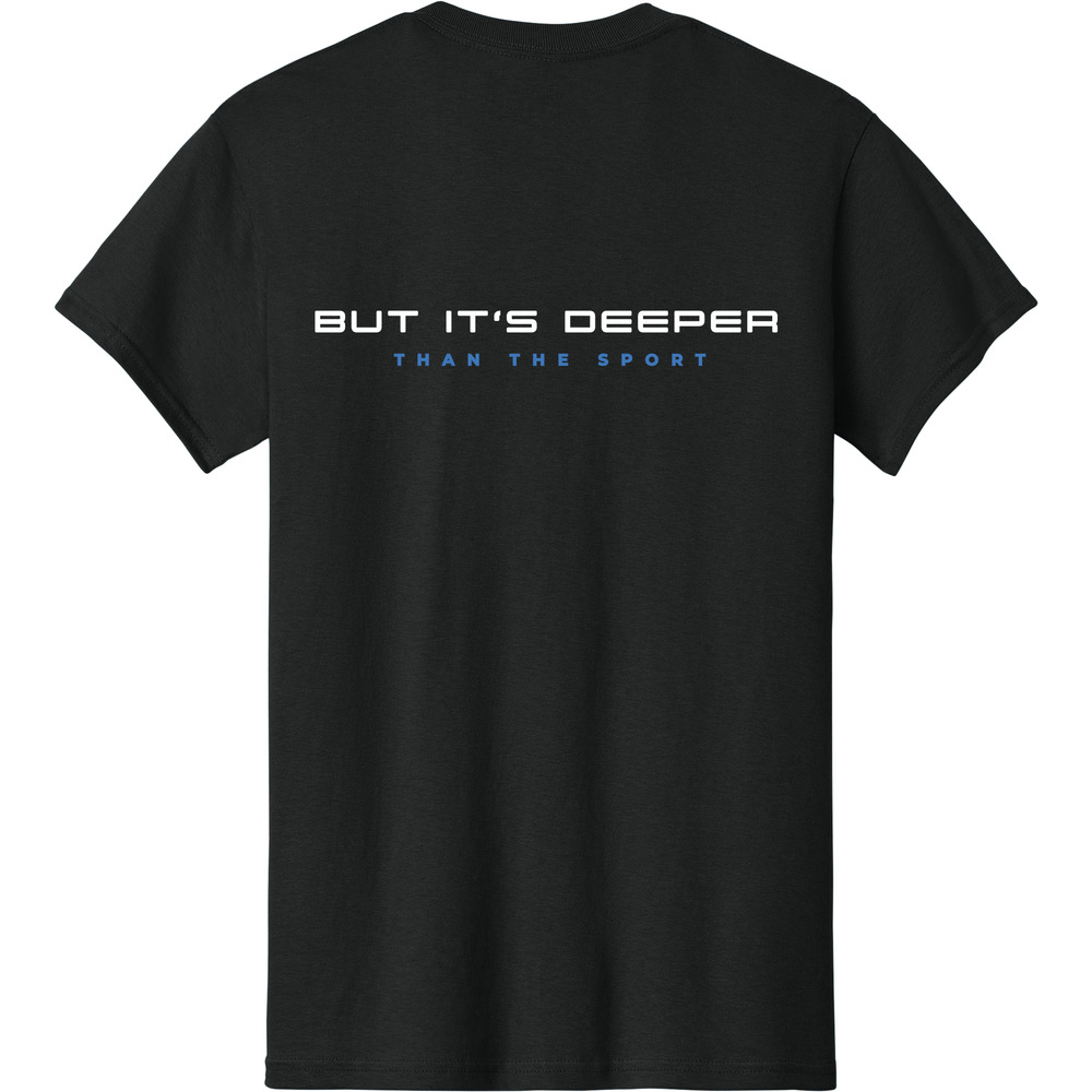 MASHIN on the Court - Wave - Short Sleeve Cotton Tee - Image 2