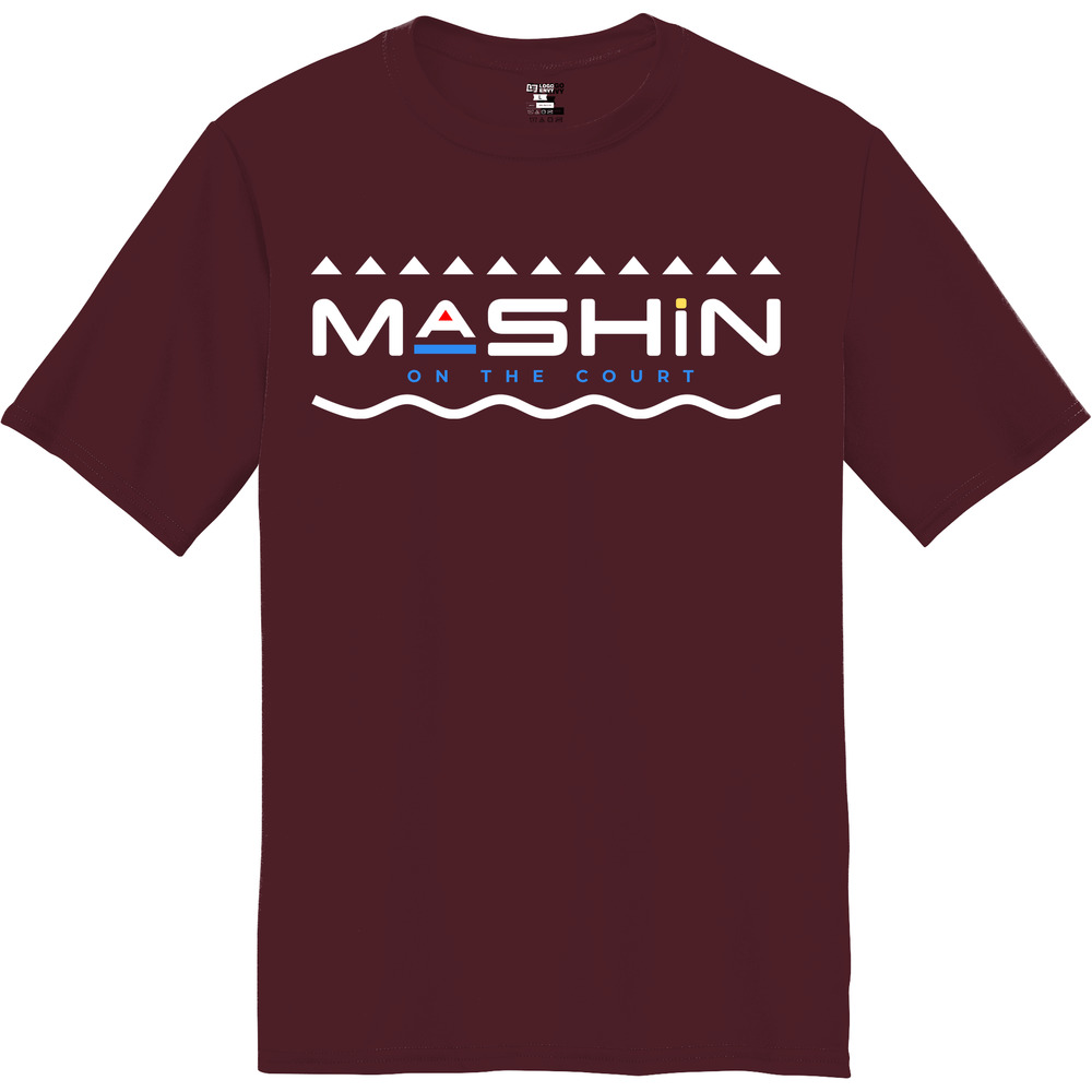 MASHIN on the Court - Wave - Short Sleeve Performance Tee