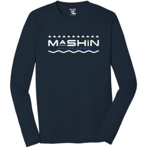 MASHIN on the Court - Wave - Performance Long Sleeve Tee