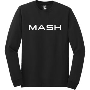 MASH Wordmark - Combed Cotton Long Sleeve Tee