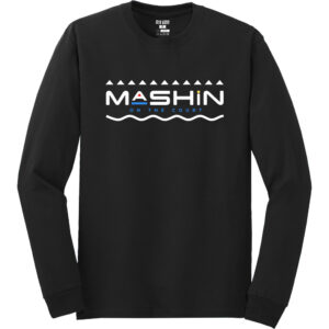 MASHIN on the Court - Wave - Combed Cotton Long Sleeve Tee