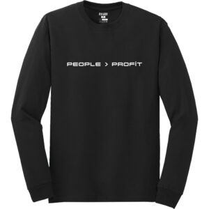 People > Profit - Combed Cotton Long Sleeve Tee