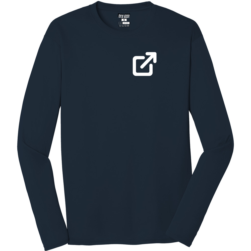 MASH Left Crest Icon - Performance Long Sleeve Tee
