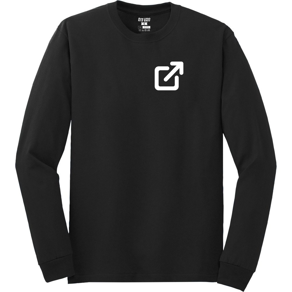 MASH Left Crest Icon - Combed Cotton Long Sleeve Tee